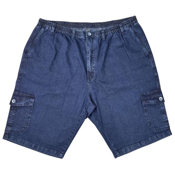 Imagem de Bermuda Masculina Elastico Cargo com Cordão Plus size