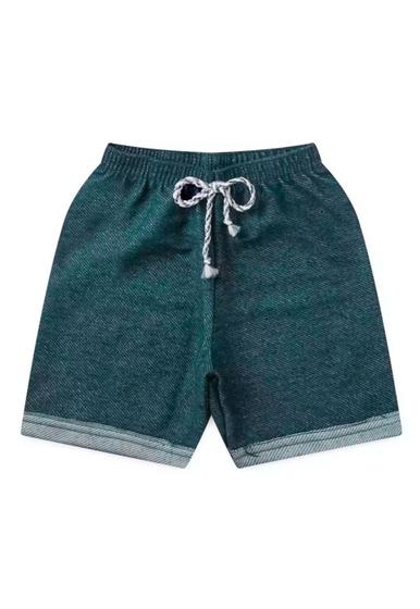 Imagem de Bermuda Masculina Infantil Shorts Menino Moletinho Jeans ecologico