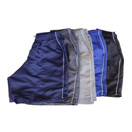 Bermuda Masculina mauricinho Tactel 3 Bolsos Short Calção Futebol com listra lateral Academia é boa?