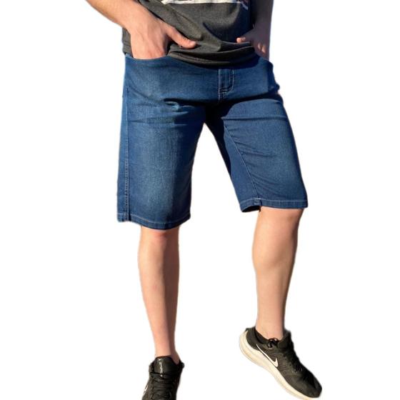 Bermuda Masculina Plus Size Tamanhos Especiais Jeans Leve Menor preço em Bermuda Masculina Plus Size Tamanhos Especiais Jeans Leve