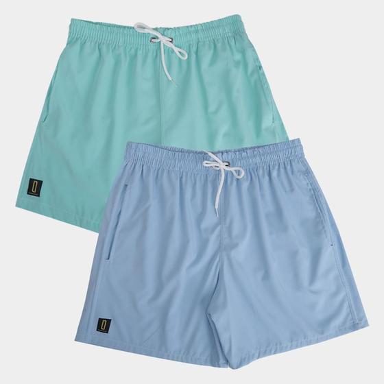Bermuda Masculina Short Praia Bolso Cordão Verão Kit 2 Menor preço em Bermuda Masculina Short Praia Bolso Cordão Verão Kit 2
