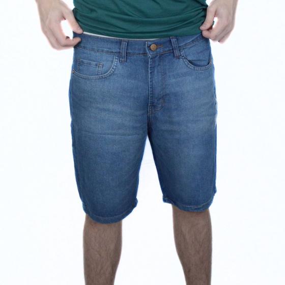 Imagem de Bermuda Masculina Venon Jeans Basico Jeans Médio