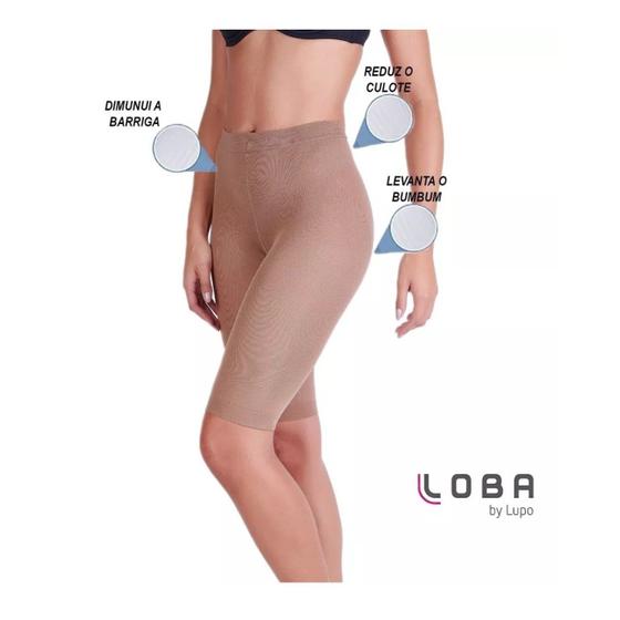 Imagem de Bermuda Modeladora Lupo Upline Levanta Bumbum Reduz Barriga LOBA