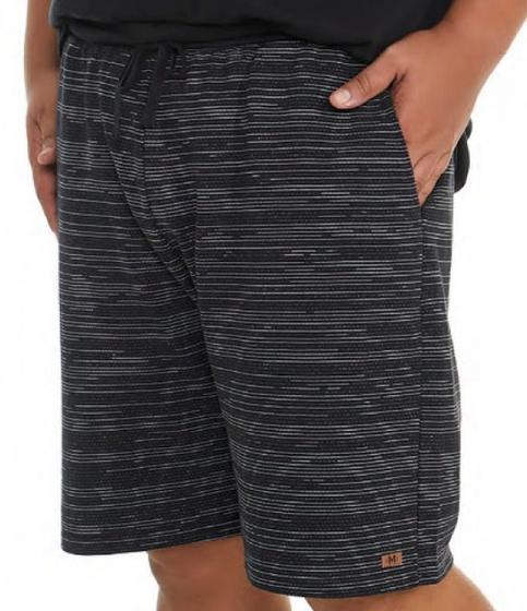 Imagem de Bermuda Moletom Plus Size Masculina Mmt 66066 - Tam G1 G2 G3