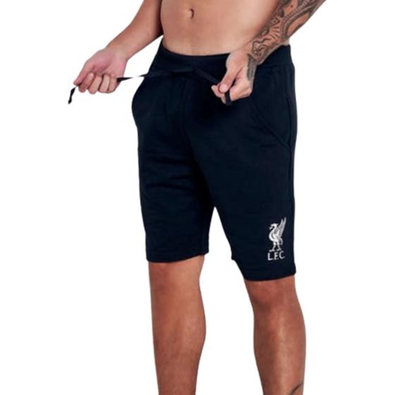 Imagem de Bermuda Momentus Moletom 215 Liverpool c Transfer Masculino - Preto