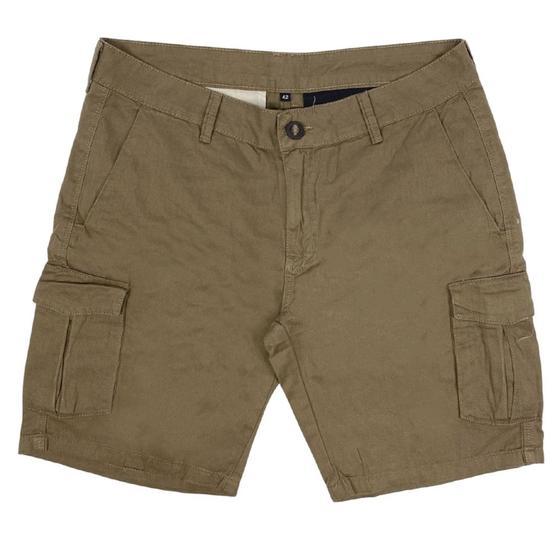 Imagem de Bermuda Passeio Volcom Plus Size Bevel Cargo Khaki