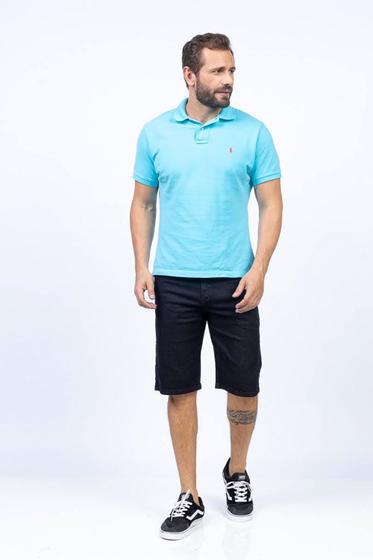 Imagem de Bermuda Reta Masculino Jeans 38 ao 46 Shyros 35397