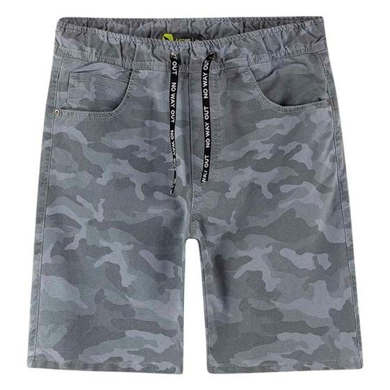 Imagem de Bermuda Sarja Infantil Lemom Camuflada Masculina - Lemon