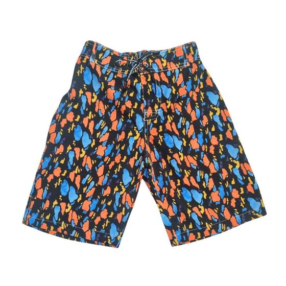 Imagem de Bermuda Surf  - Camuflado Laranja e Azul