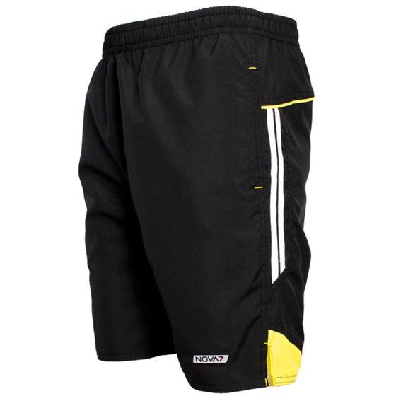 Imagem de Bermuda Tactel Masculina 3 Bolsos Extra Plus Size Tamanho Grande Elástico Cordão Treino Piscina Praia Calor Academia