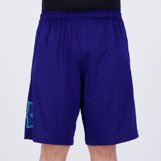 Bermuda Under Armour Tech Graphic Azul Royal Menor preço em Bermuda Under Armour Tech Graphic Azul Royal
