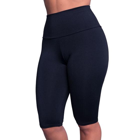 Imagem de Bermudão Fitness Vekyo Modas Feminino Suplex Liso Short Roupa de Academia Ciclismo 