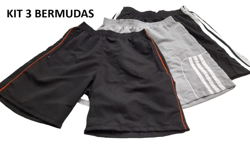 Imagem de Bermudas Masculina Tactel - 38 ao 44, Academia , Lazer e Treino