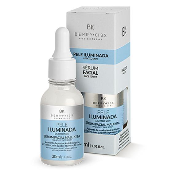 Berry Kiss Sérum Facial Malekita Pele de Iluminada 30mL Menor preço em Berry Kiss Sérum Facial Malekita Pele de Iluminada 30mL