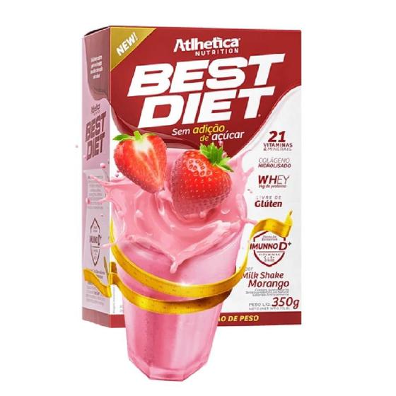 Imagem de Best Diet Milk Shake 350g Atlhetica Nutrition