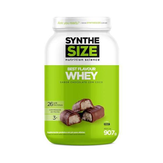 Imagem de Best Flavour Whey Synthesize 907G - Chocolate Com Coco