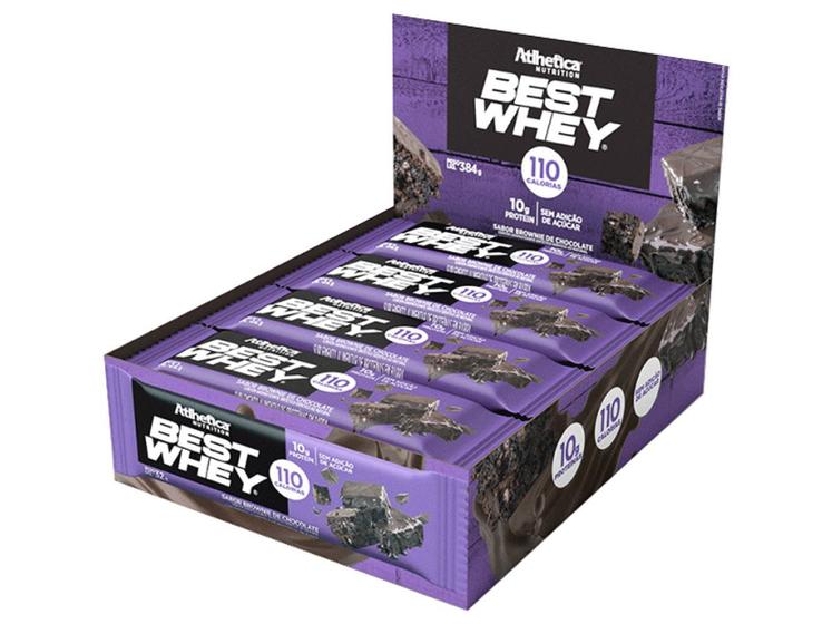 Best Whey 12unid De 50g - Brownie de chocolate - Atlhetica Menor preço em Best Whey 12unid De 50g - Brownie de chocolate - Atlhetica