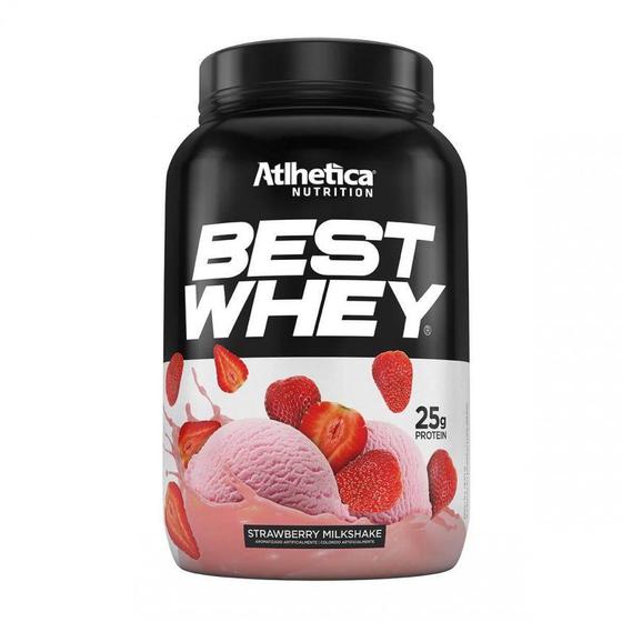 Imagem de Best Whey (900g) - Sabor: Milkshake de Morango