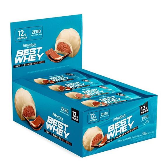 Imagem de Best Whey Bar 12g cx com 12 Atlhetica Nutrition