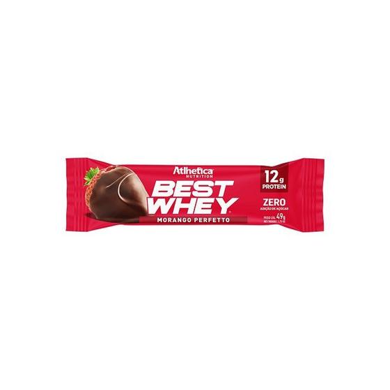 Imagem de Best Whey Bar (62g) - Sabor: Morango Perfeito (49g)