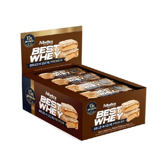 Imagem de Best Whey Bar 744g (Display 12 unidades de 62g) - Sabor: Dulce de Leche Premium (744g)