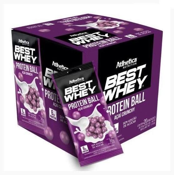 Imagem de Best Whey Protein Ball Display 20 Unidades 30G Sabor: Açaí