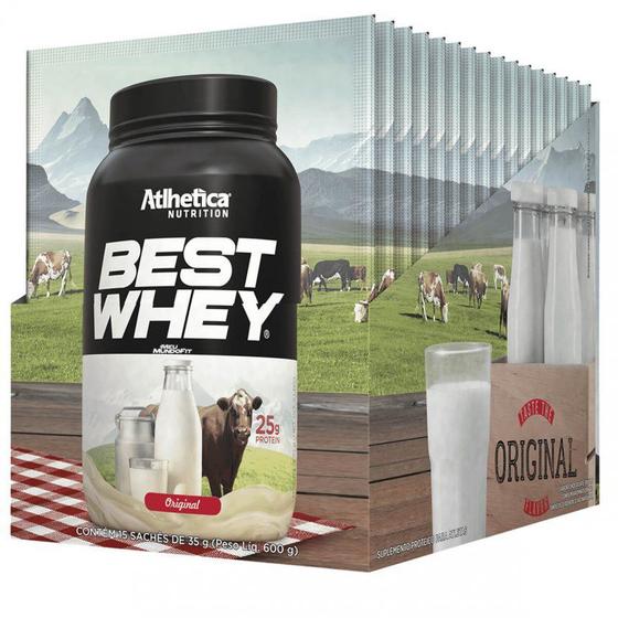 Imagem de Best Whey Sachê (Display com 15 sachês - 35g) - Sabor: Original