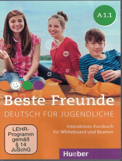 Imagem de Beste Freunde A11 Interaktives Kursbuch Fur Whiteboard Und Beamer Dvdrom Deutsch Fur Jugendliche - HUEBER VERLAG