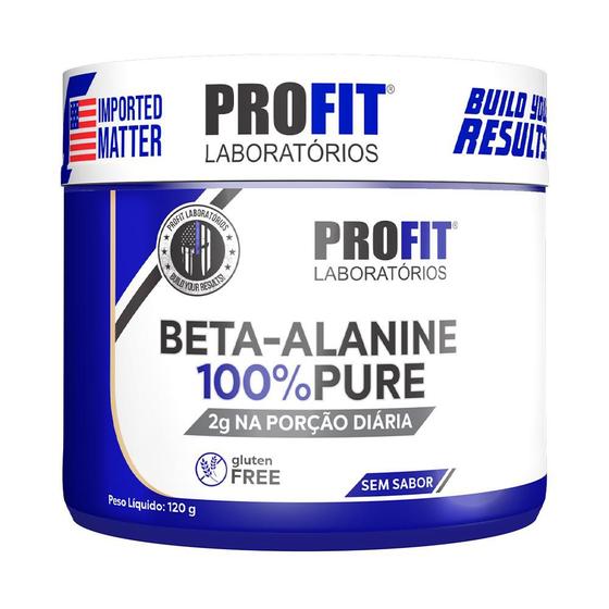 Imagem de Beta Alanina 100% Pure - Elimina A Fadiga - Pote 120g - Profit