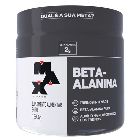 Imagem de Beta-Alanina 150g - Max Titanium Performance Pura