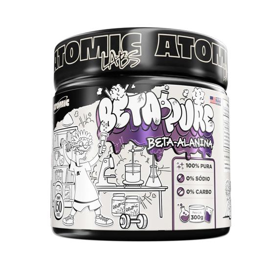 Imagem de Beta Alanina 300g Beta Pure - Fórmula Avançada 100% Pura -150 Doses - Atomic Labs