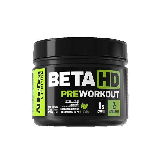 Imagem de Beta Hd com Stevia 0% Caffeine Pink Lemonade 240g Atlhetica