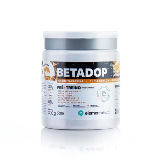 Imagem de BetaDOP Pré-Treino 300g Tangerina - Elemento Puro