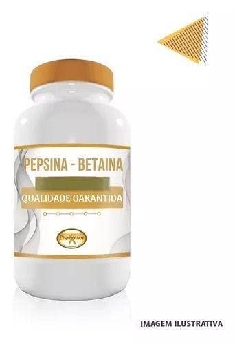 Imagem de Betaina Cloridrato Hcl 325mg + Pepsina 40mg Com 120 Cápsulas