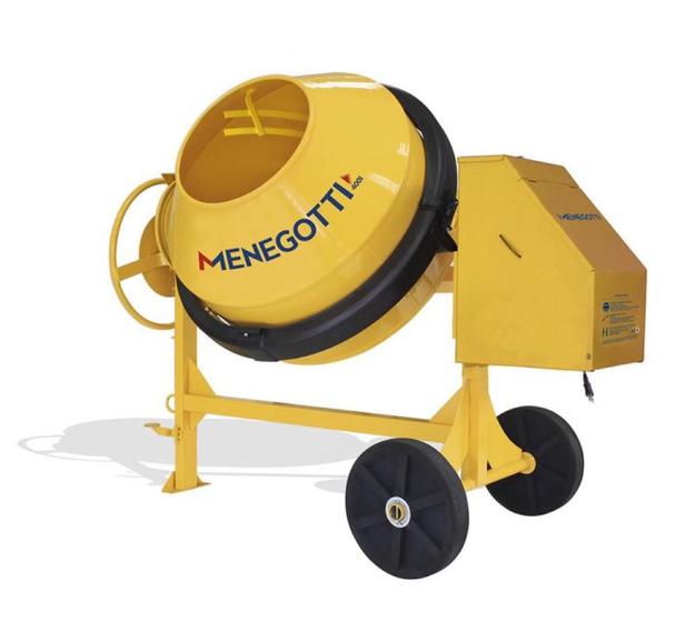 Imagem de Betoneira 400L Pro Com Motor Trif 2Cv 380V 60Hz 4P Com Roda Maciça Menegotti
