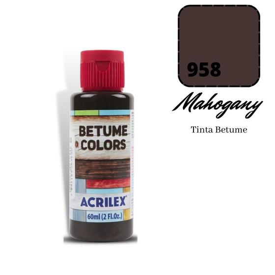 Imagem de Betume Acrilex Color 60ml 958 Mahogany