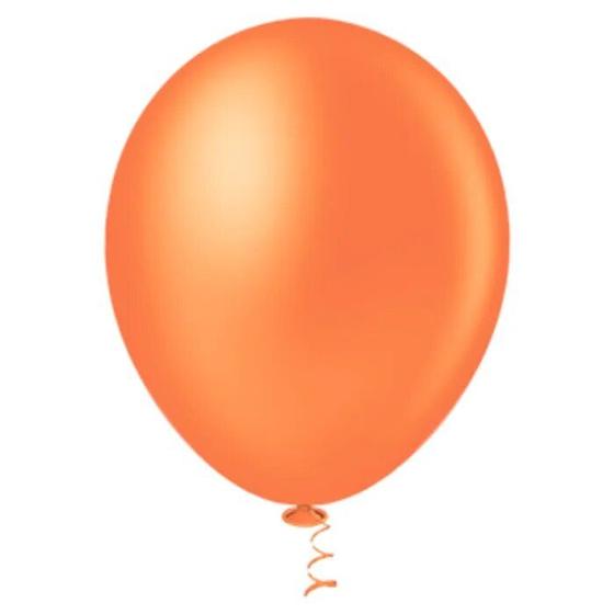 Imagem de Bexiga/ Balão Tam 9 com 50 Unidades Laranja Art Latex