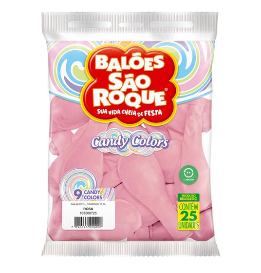 Imagem de Bexiga/Balões Candy Color N9" Várias Cores São Roque