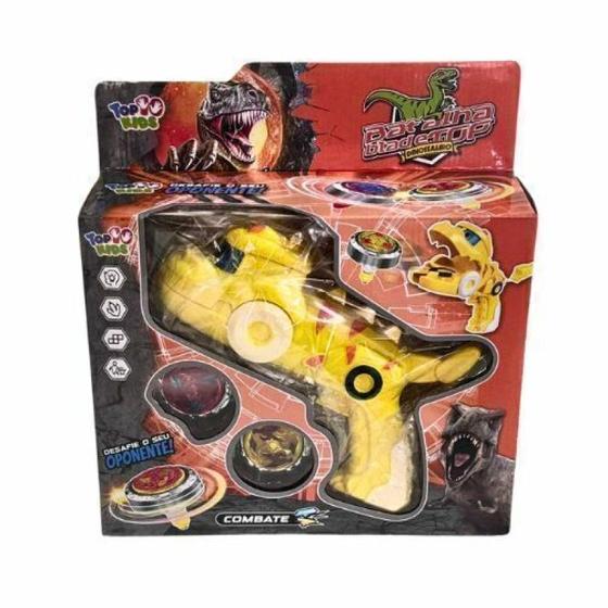 Imagem de Beyblade + 2 Lançadores Dinossauro Amarelo