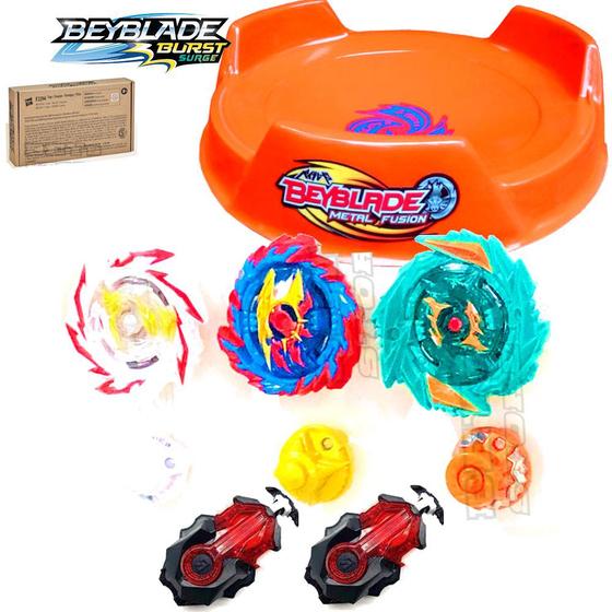 Imagem de Beyblade Arena Tempest Cloud 3-Pack- 2 lançadores - Hasbro