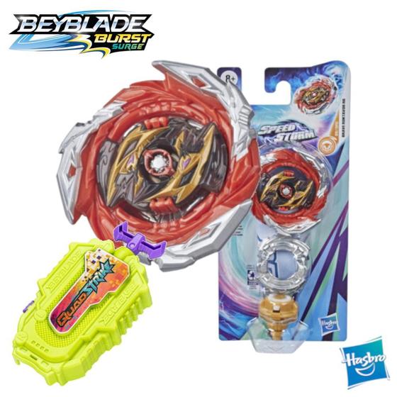 Imagem de Beyblade Brave Roktavor R6  + Lançador QS String - Hasbro