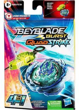 Imagem de Beyblade Burst Quad Strike Pião C/Lançador 4 em 1 - Hydra Poseidon P8 - Hasbro