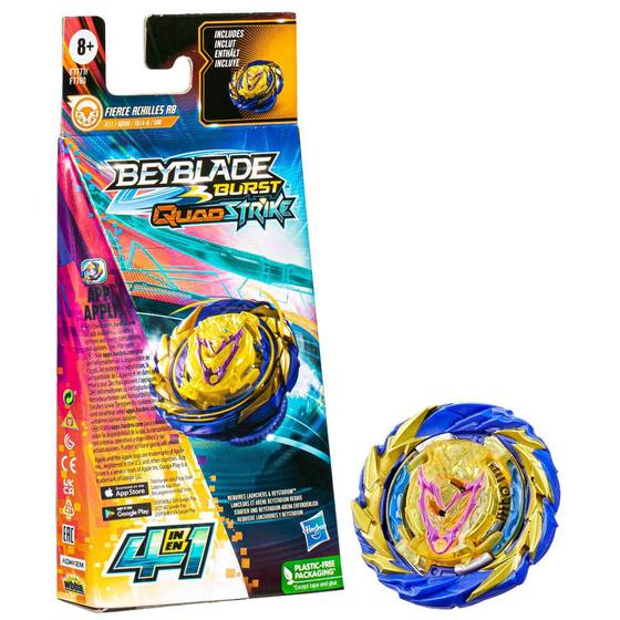 Imagem de Beyblade Burst QuadStrike Fierce Achilles A8 F7777 Hasbro