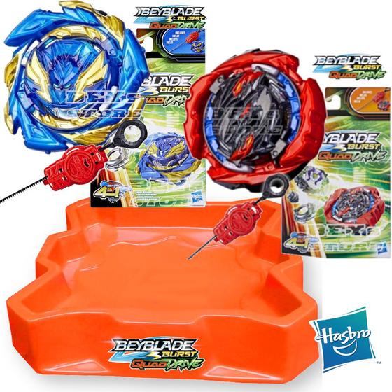 Imagem de Beyblade Quad Drive Arena Dual Pack Lançadores - Hasbro