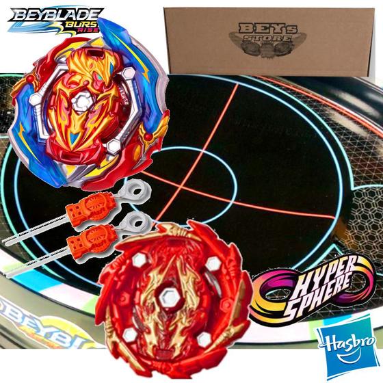 Imagem de Beyblade Union Achilles A5 +  Bushi Ashindra A5  - Hasbro