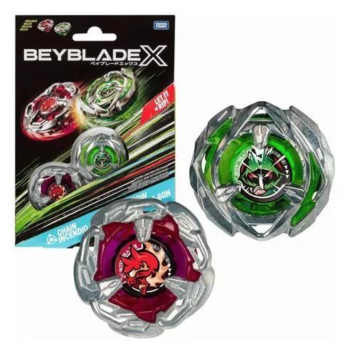 Imagem de Beyblade X Chain Incendio 5-60HT Arrow Wizard 4-60N Hasbro G0196