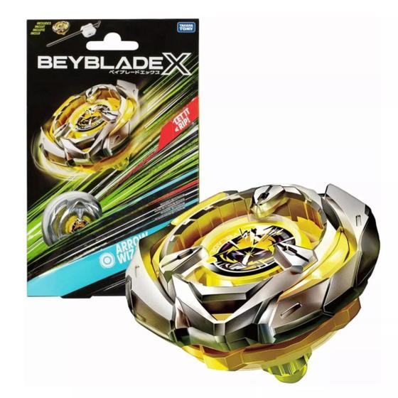 Imagem de Beyblade x Pião e Lançador ARROW WIZARD 4-80B - Hasbro