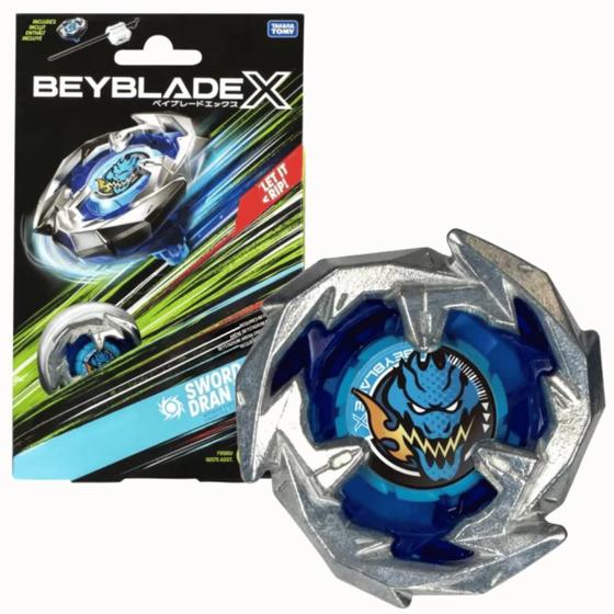 Beyblade X Sword Dran 3-60F Starter Pack Set Hasbro - Conjunto