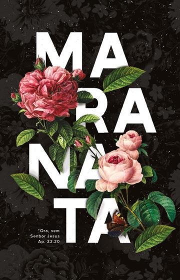 Imagem de Bíblia ARC - Almeida Revista e Corrigida - Maranata Floral