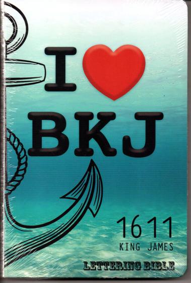 Imagem de Biblia Bkj 1611 Lettering I love Bkj Capa Dura